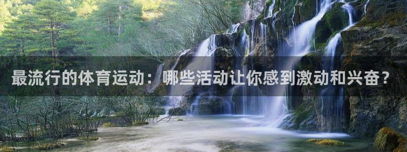 oety欧亿：最流行的体育运动：哪些活动让你感到激动和兴奋？